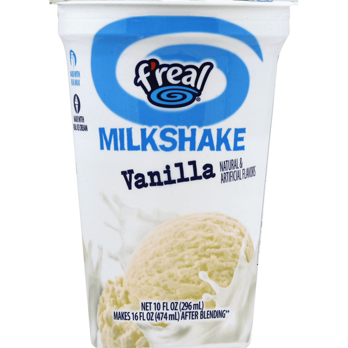 FReal Milkshake, Vanilla (10 fl oz) Delivery or Pickup Near Me - Instacart