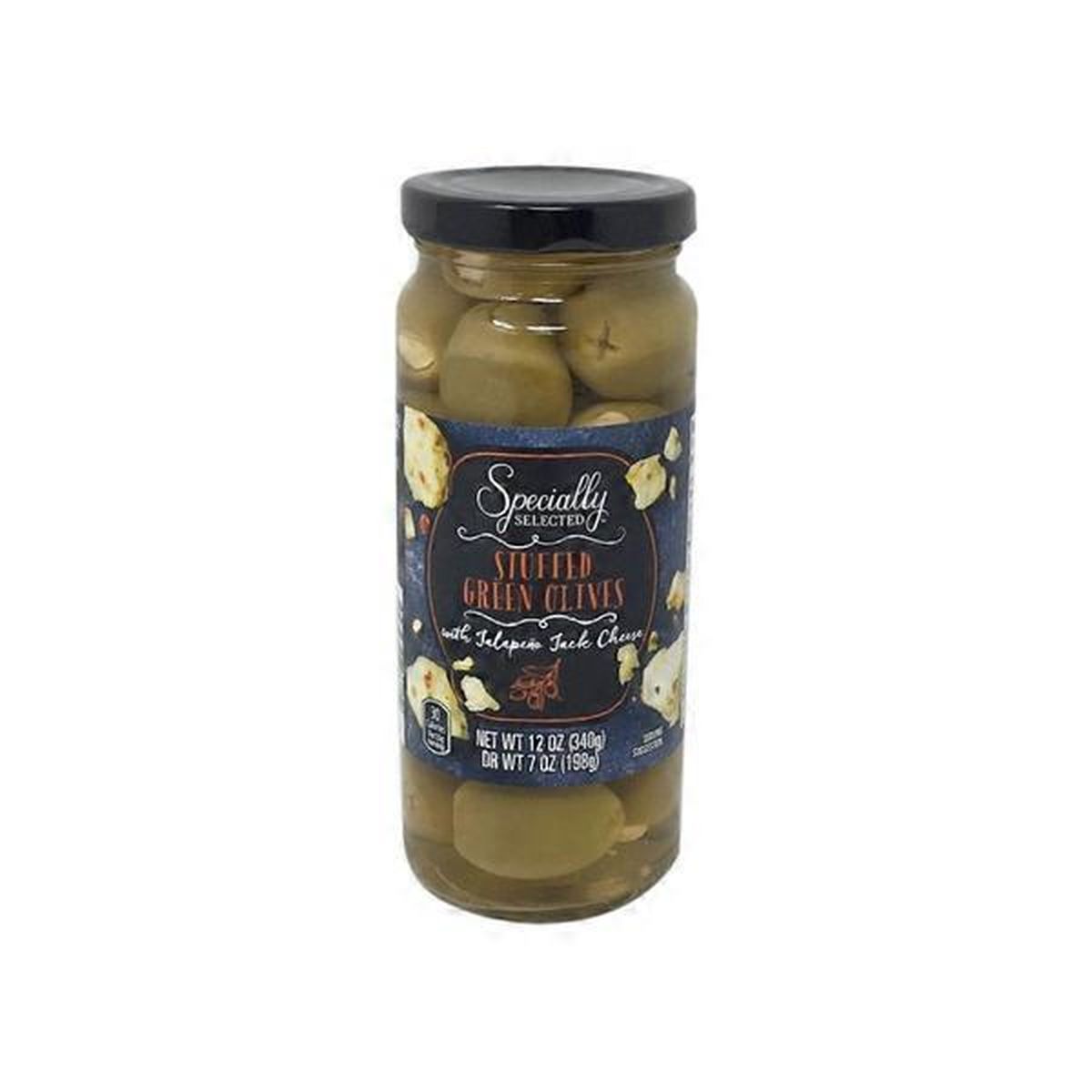 Specially Selected Stuffed Green Olives With Jalapeno Jack Cheese