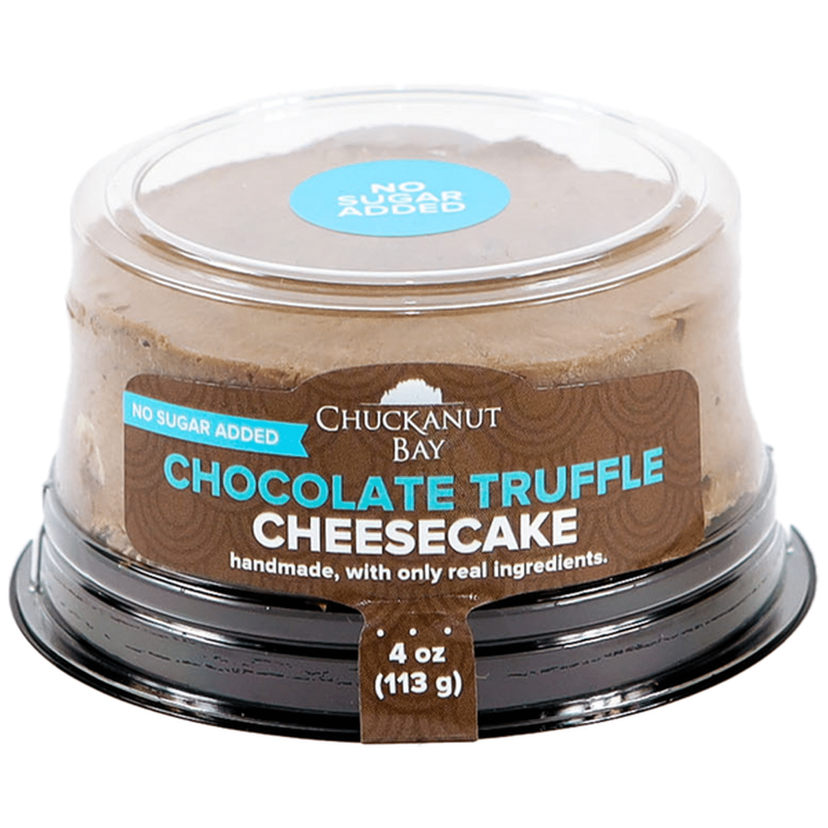 Chuckanut Bay Foods No Sugar Added Chocolate Truffle Mini Cheesecake (4 ...