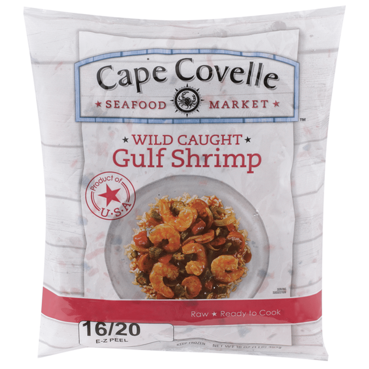 Cape Covelle Seafood Market Wild Caught Gulf Shrimp 16 Oz Delivery Or