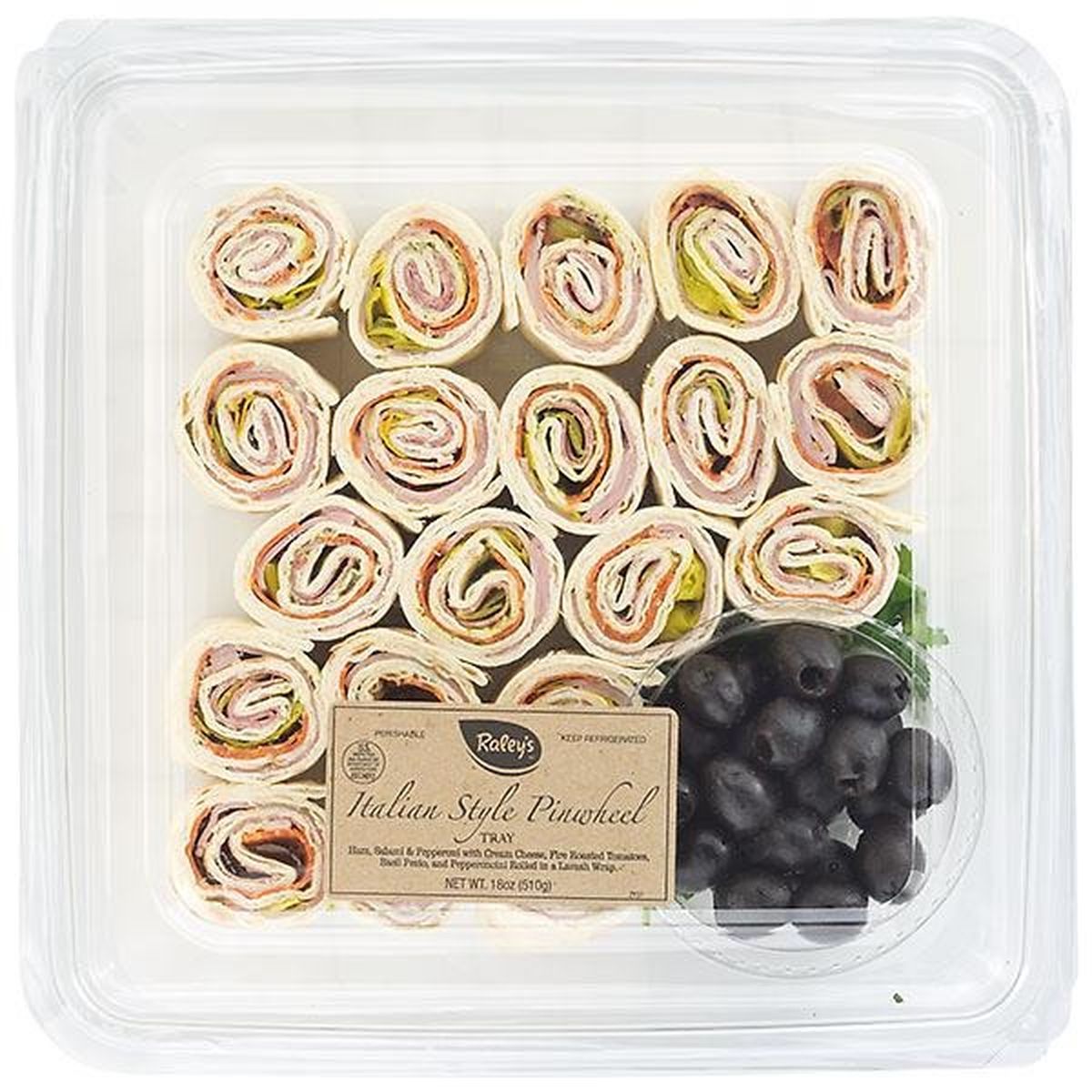 Raley's Italian Pinwheel Tray (18 oz) Delivery or Pickup Near Me ...