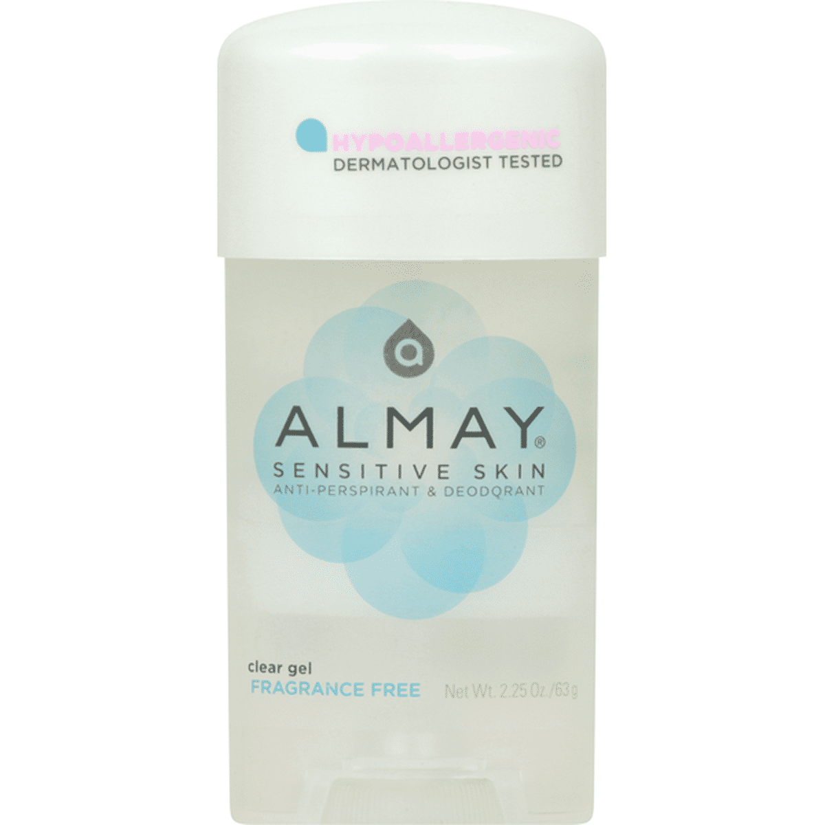 Almay Anti Perspirant Deodorant Sensitive Skin Clear Gel 2 25 Oz