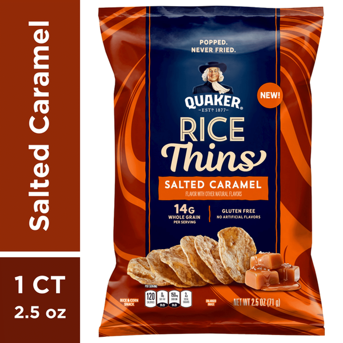 Quaker Rice Thins Salted Caramel