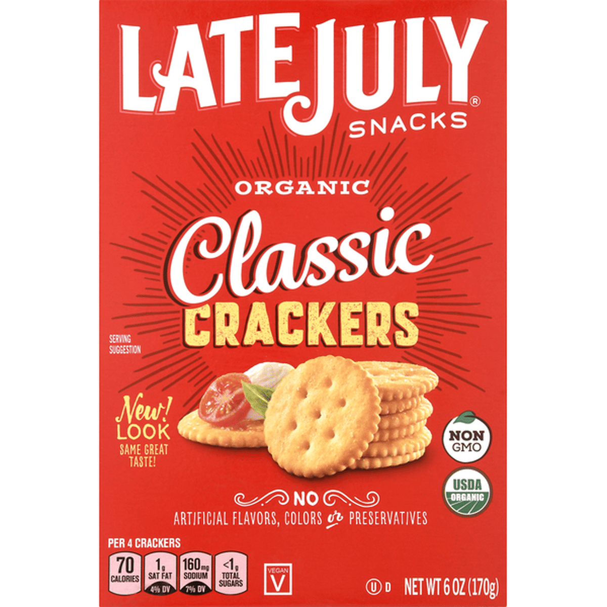 Late July Crackers Organic Classic 6 Oz Delivery Or Pickup Near Me