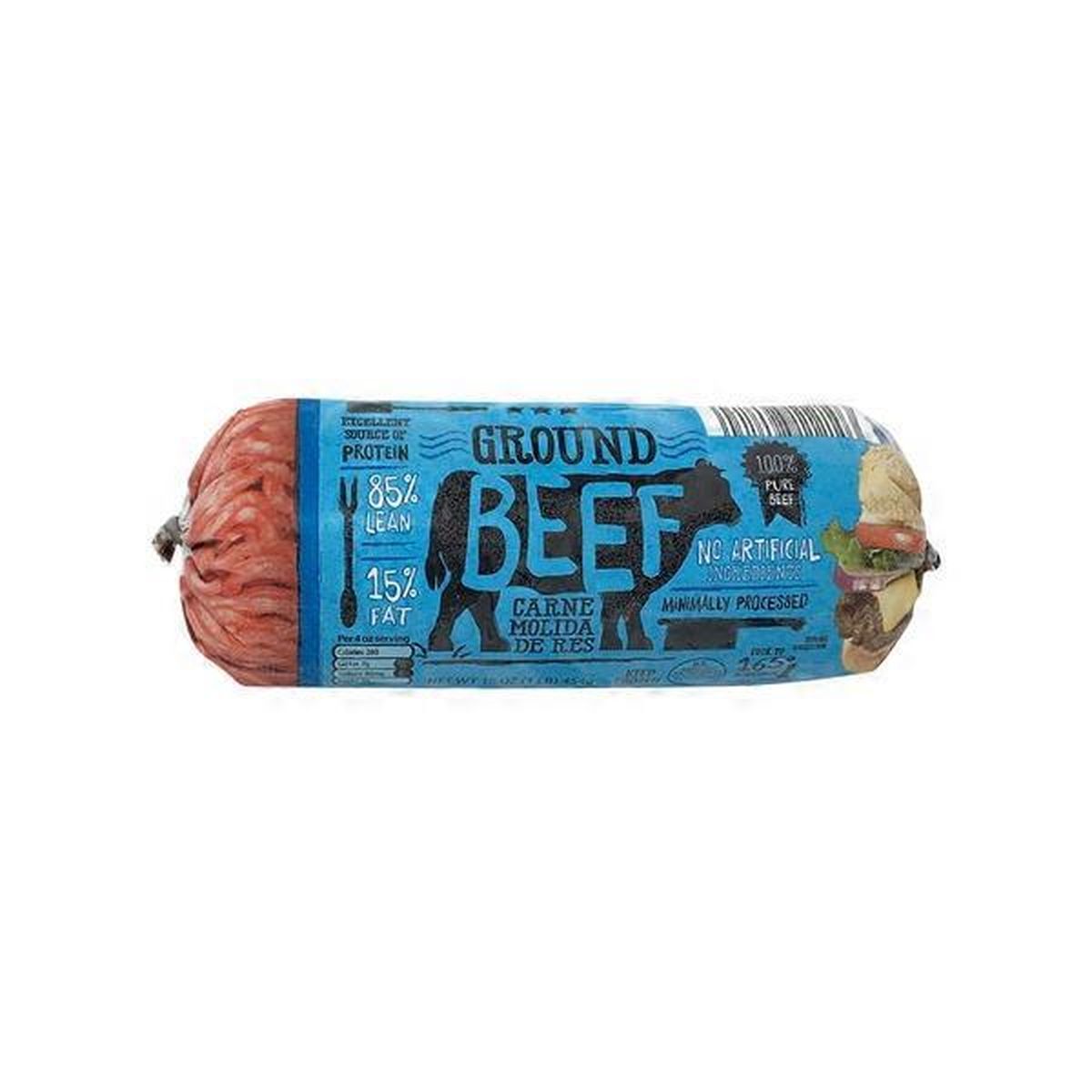 85 Lean Ground Beef Chub 16 Oz Delivery Or Pickup Near Me Instacart