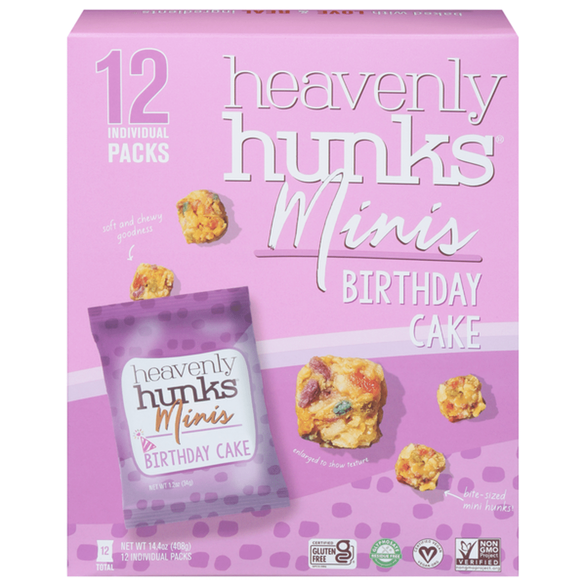 Heavenly Hunks Hunks, Birthday Cake, Minis (1.2 oz) Delivery or Pickup ...