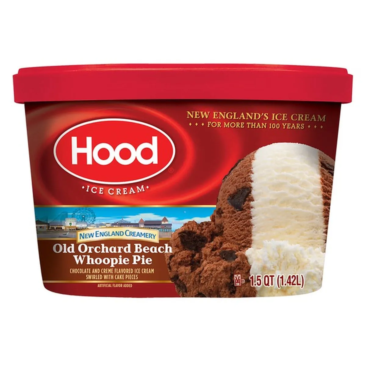 Hood New England Creamery Old Orchard Beach Whoopie Pie Ice Cream (1.5 ...