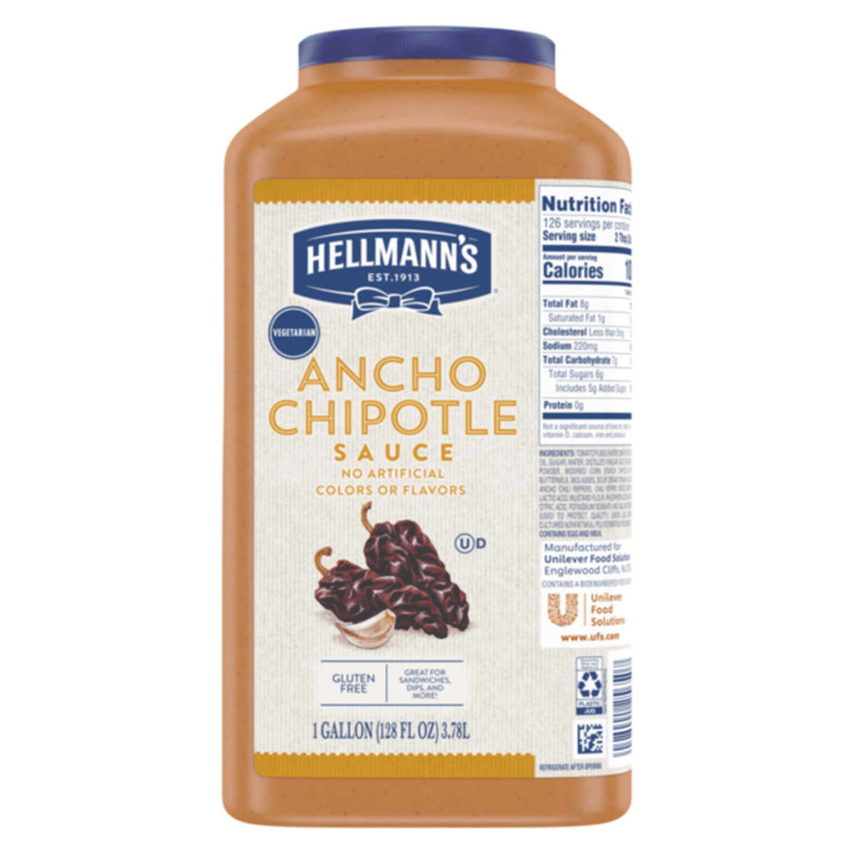 Hellmann's Ancho Chipotle Sauce Jug (1 Gal) Delivery Or Pickup Near Me ...