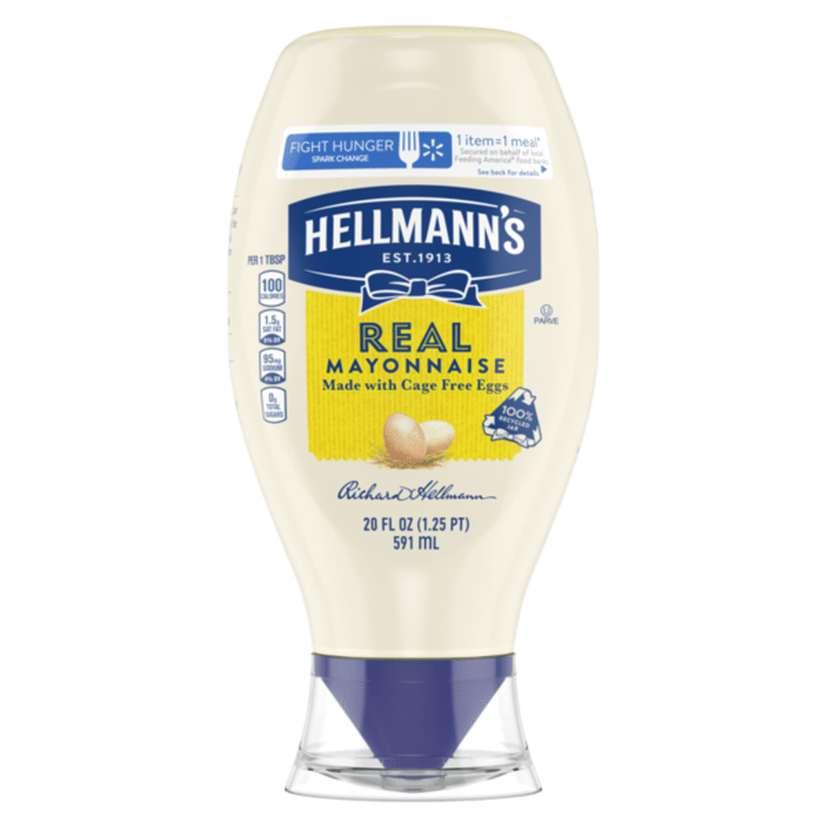 Hellmann's Real Mayonnaise Real Mayo Squeeze Bottle