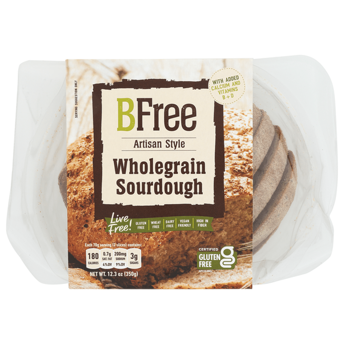 BFree Artisan Style Wholegrain Sourdough Loaf (12.3 Oz) Delivery Or ...