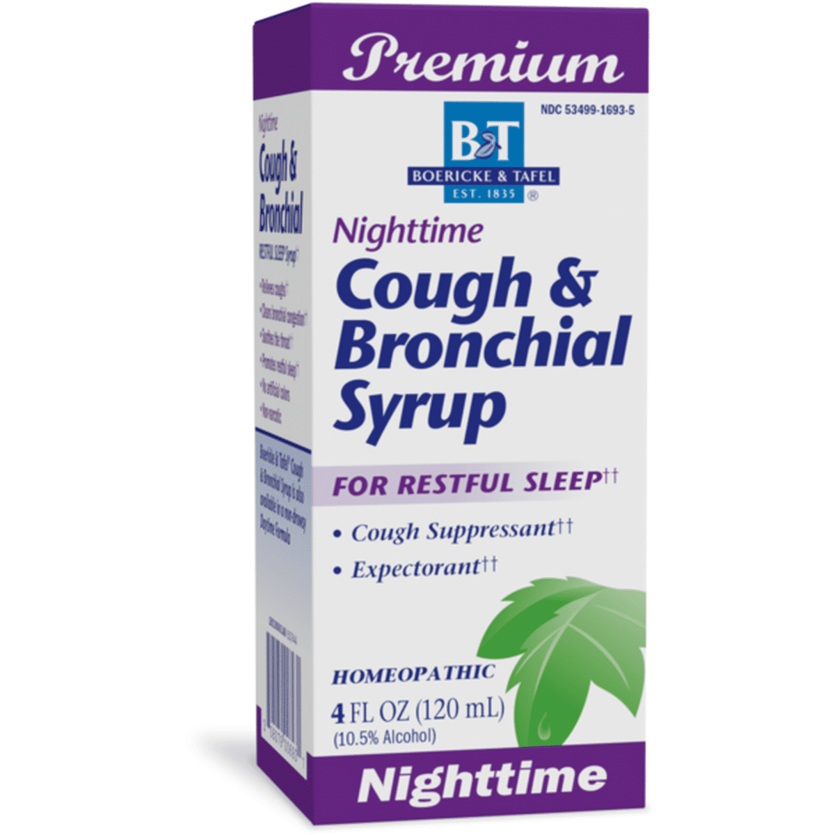 Nature's Way Boericke & Tafel® Nighttime Cough & Bronchial Syrup (4 Fl ...