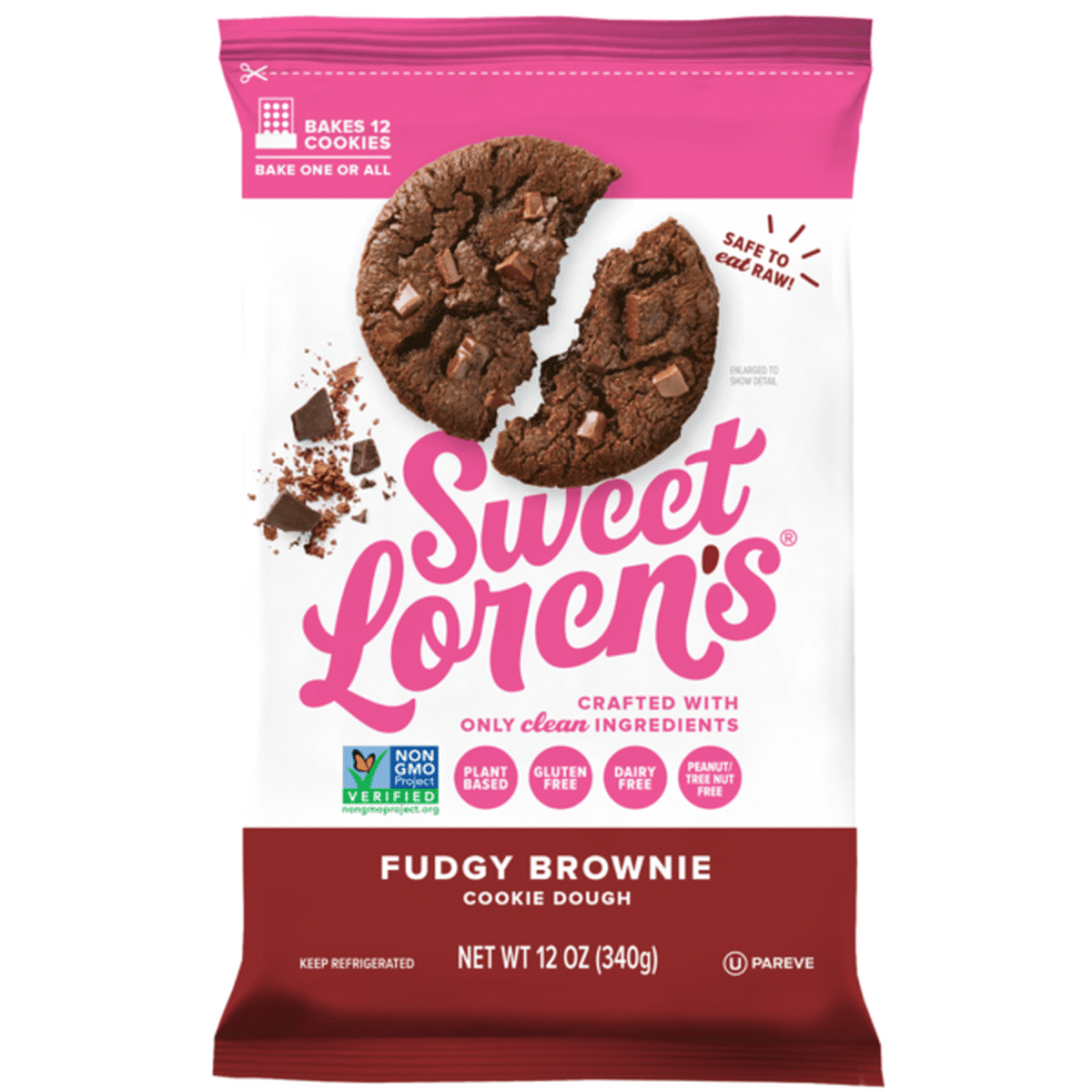 Sweet Loren's Fudgy Brownie Cookie Dough (12 oz) Delivery or Pickup ...