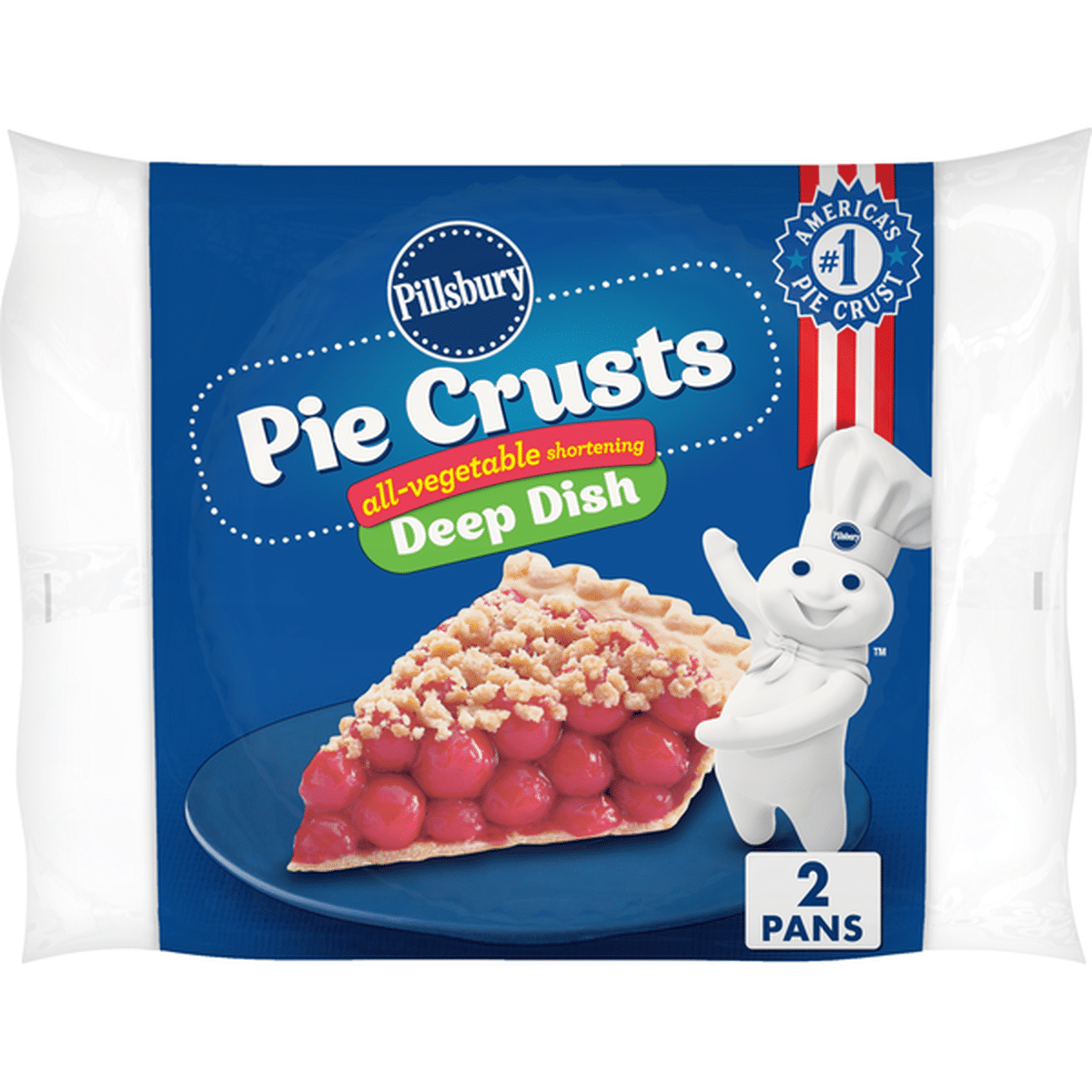 Pillsbury Pie Crusts Deep Dish All Vegetable Shortening 12 Oz Delivery Or Pickup Near Me 