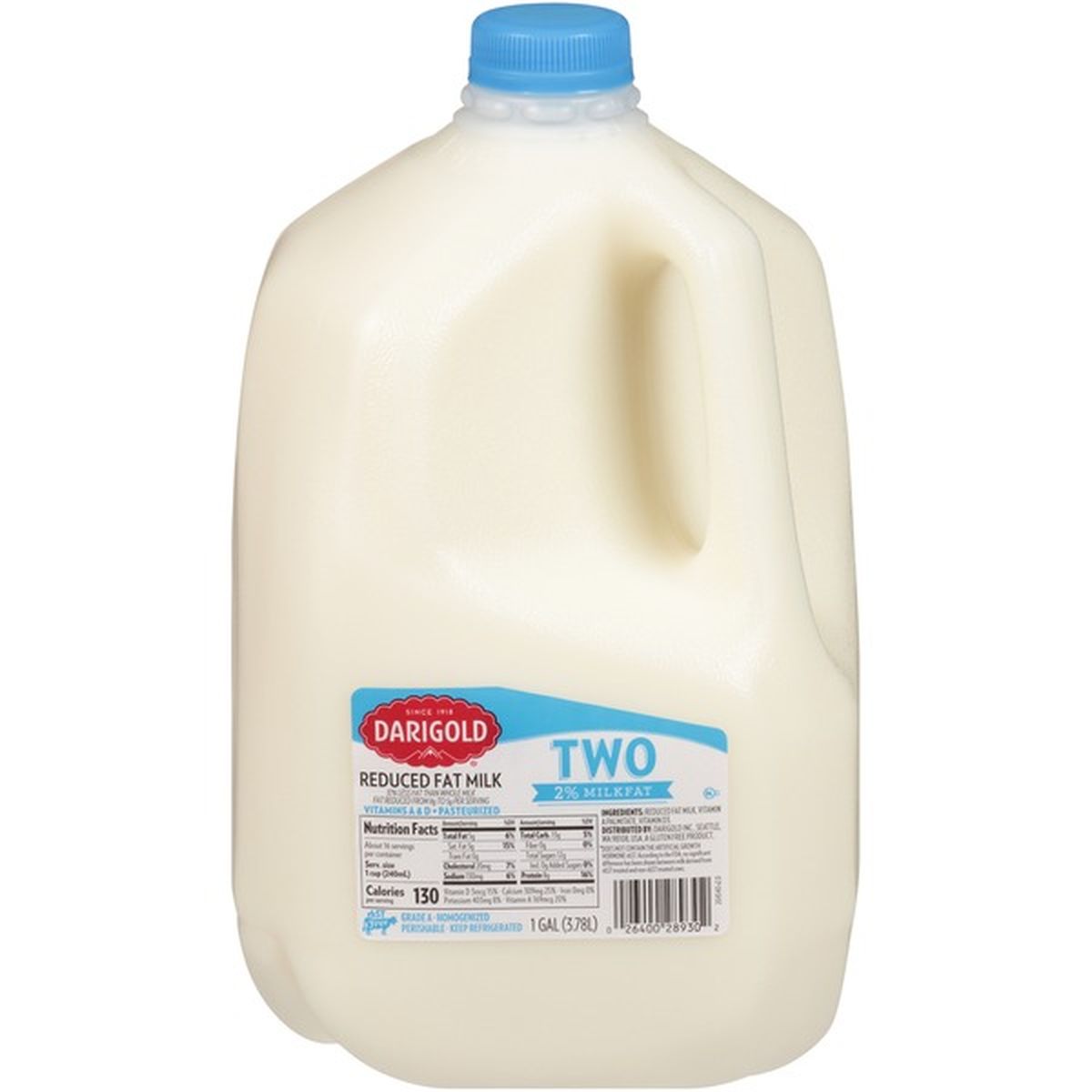 Darigold Milk Two Reduced Fat Milkfat Gal Delivery Or Pickup