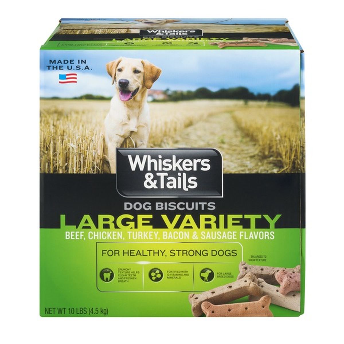 Whiskers Tails Dog Biscuits Large Variety 10 lb Delivery or