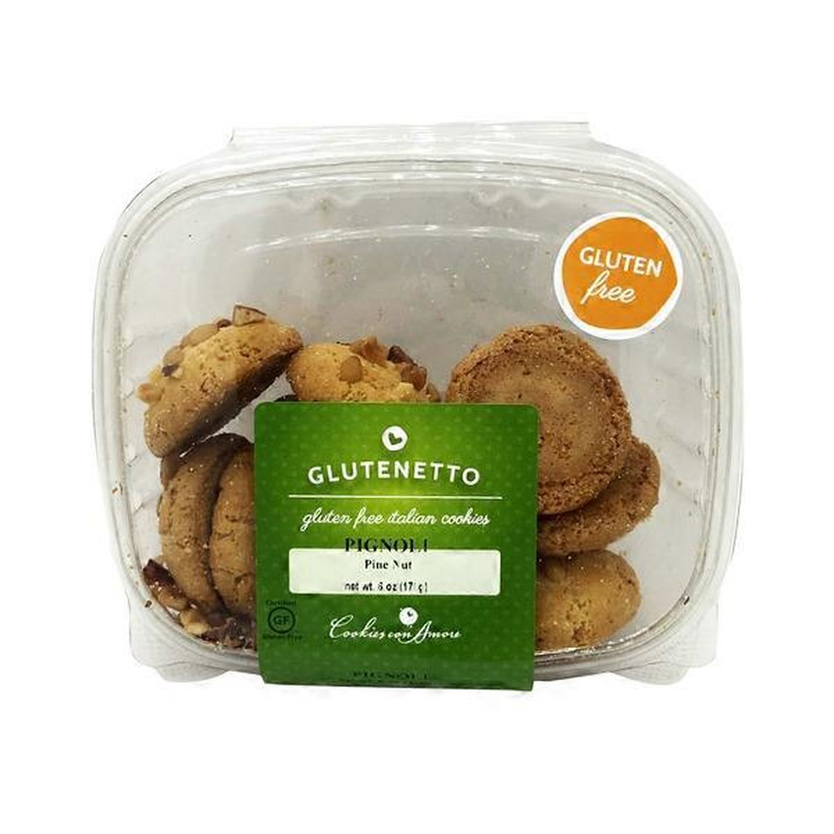 Cookies Con Amore Pignoli Gluten Free Italian Cookies (6 fl oz ...