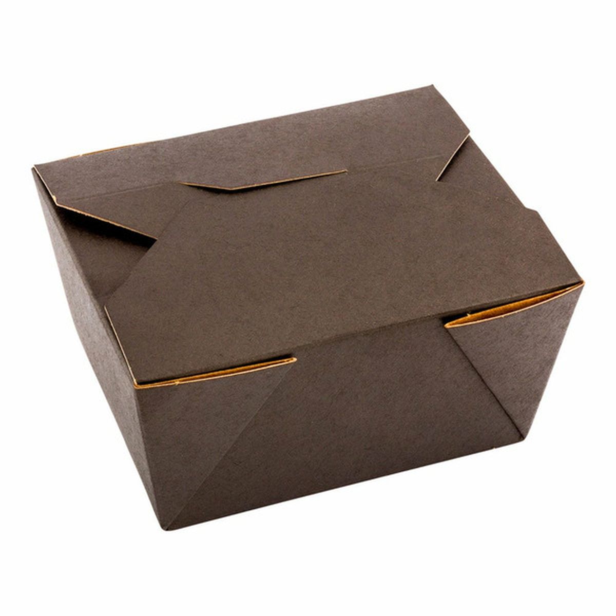 Restaurantware Paper Take-Out Boxes - Black (30 oz) Delivery or Pickup ...