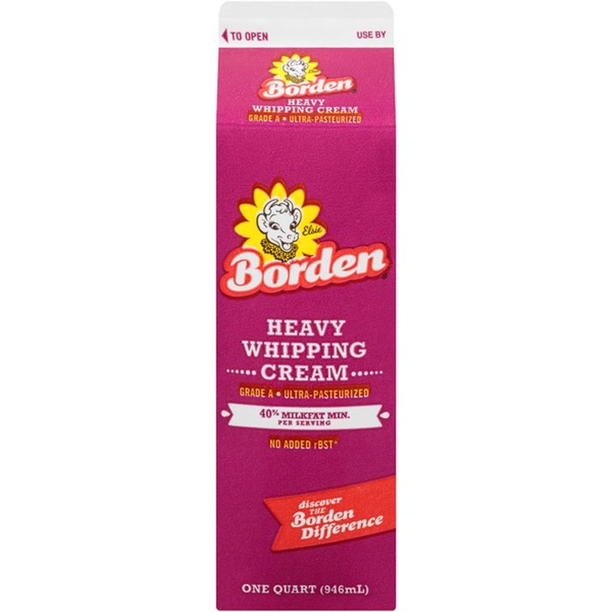 Borden Heavy Whipping Cream (1 Qt) Delivery Or Pickup Near Me - Instacart