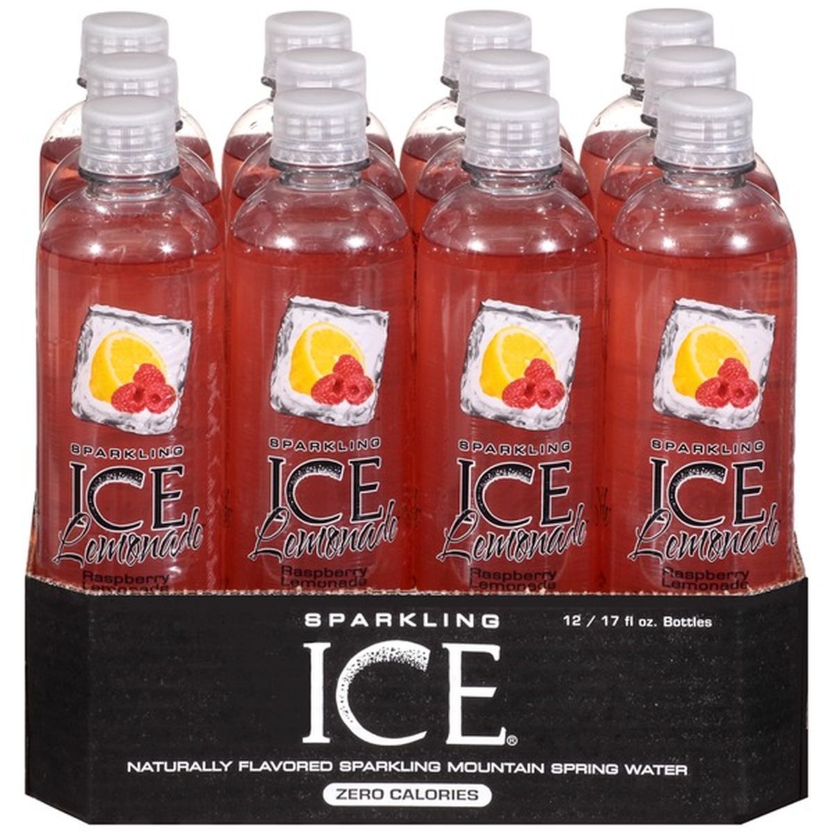 Sparkling Ice Raspberry Lemonade Sparkling Spring Water (17 Fl Oz 