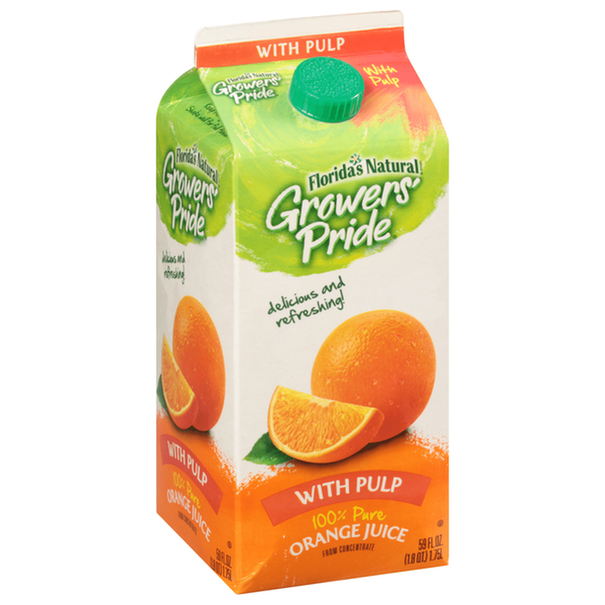 Growers' Pride 100% Juice, with Pure, Orange (59 fl oz) Delivery or ...