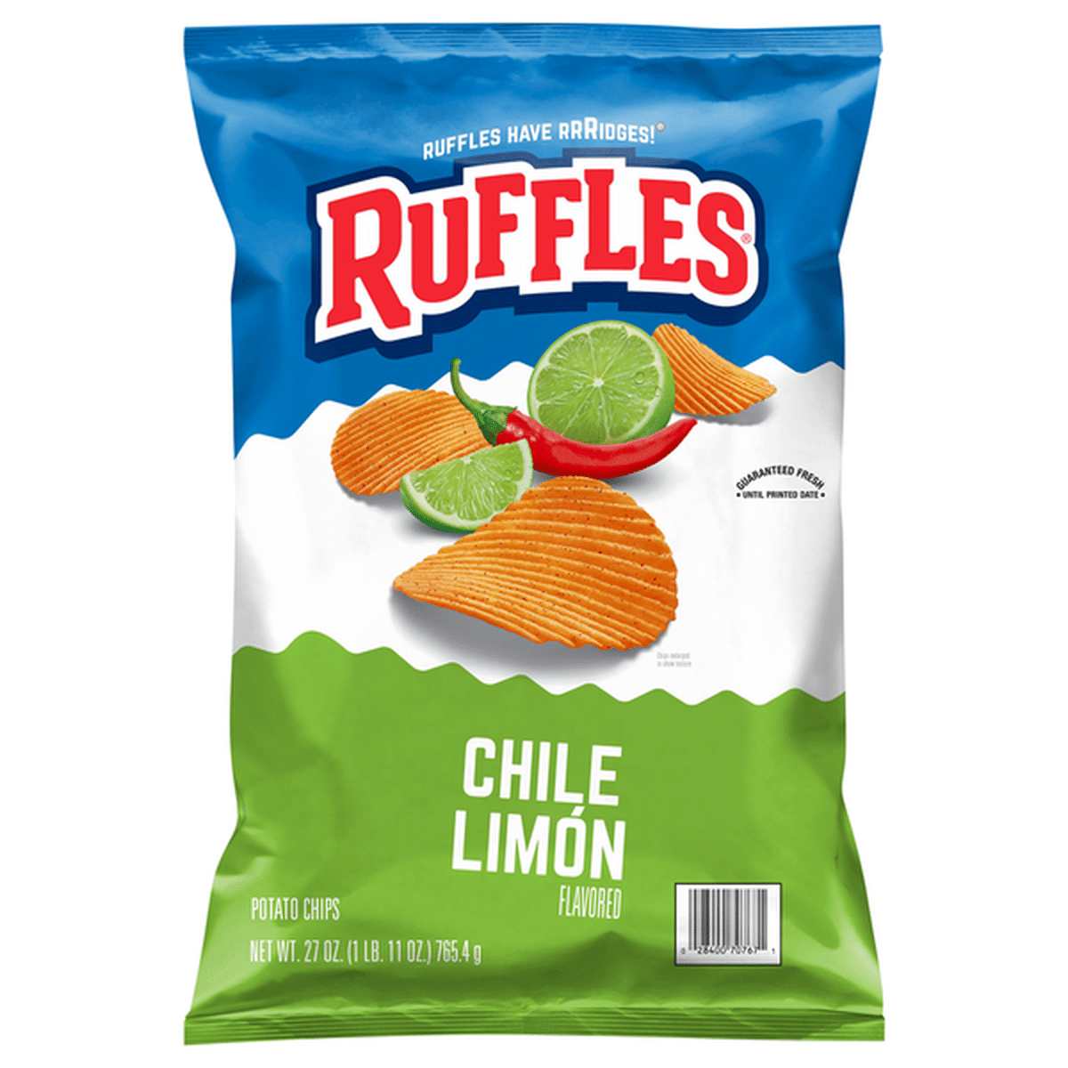 Ruffles Potato Chips, Chile Lemon Flavored (27 oz) Delivery or Pickup Near  Me - Instacart