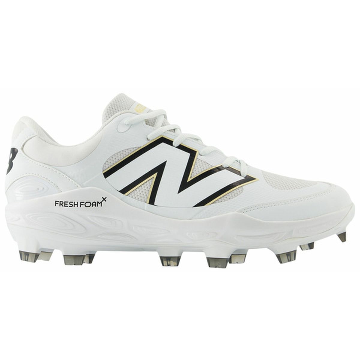 New Balance Men S Fresh Foam X 3000 V7 Molded Medium Width Baseball Cleats Size 13 White