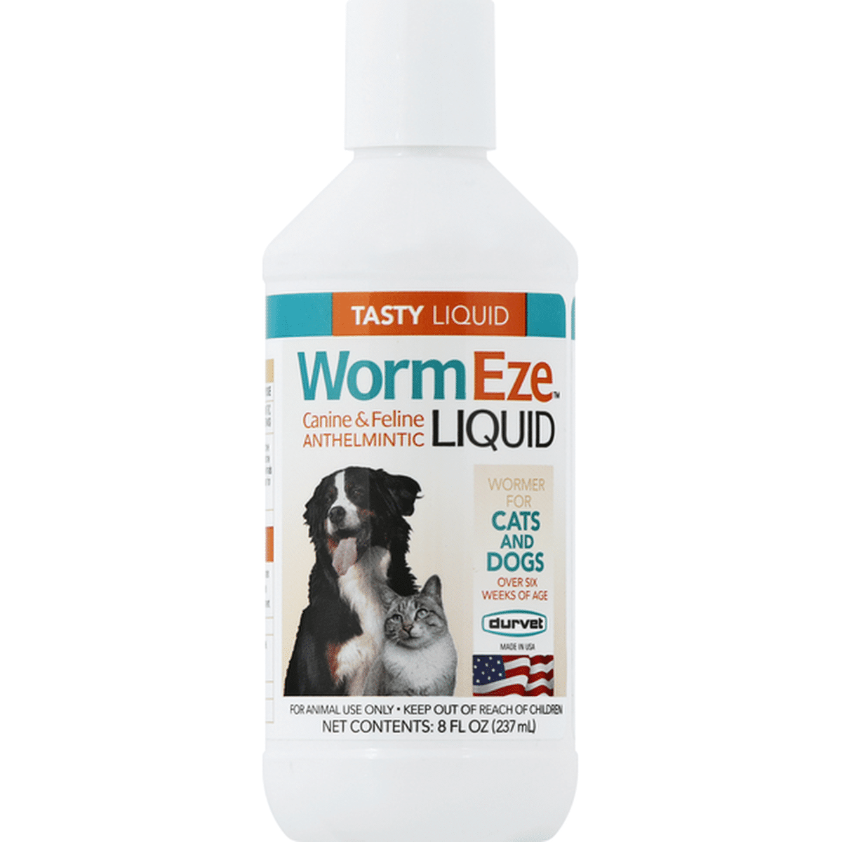 WormEze Wormer, for Cats and Dogs, Liquid (8 fl oz) Delivery or Pickup ...