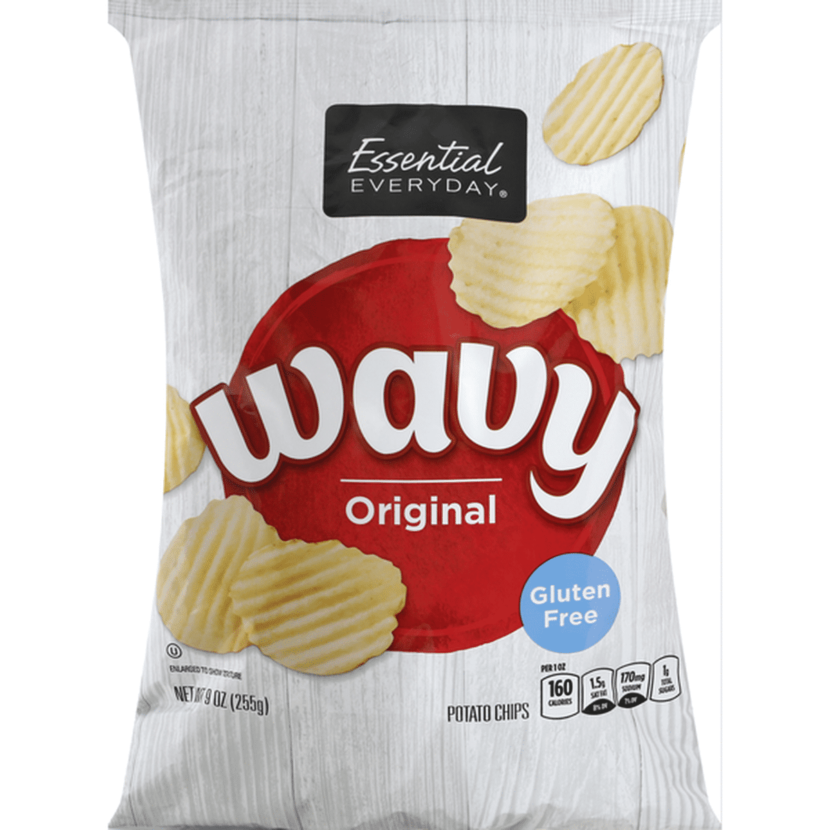 Essential Everyday Potato Chips, Original, Wavy (9 oz) Delivery or ...