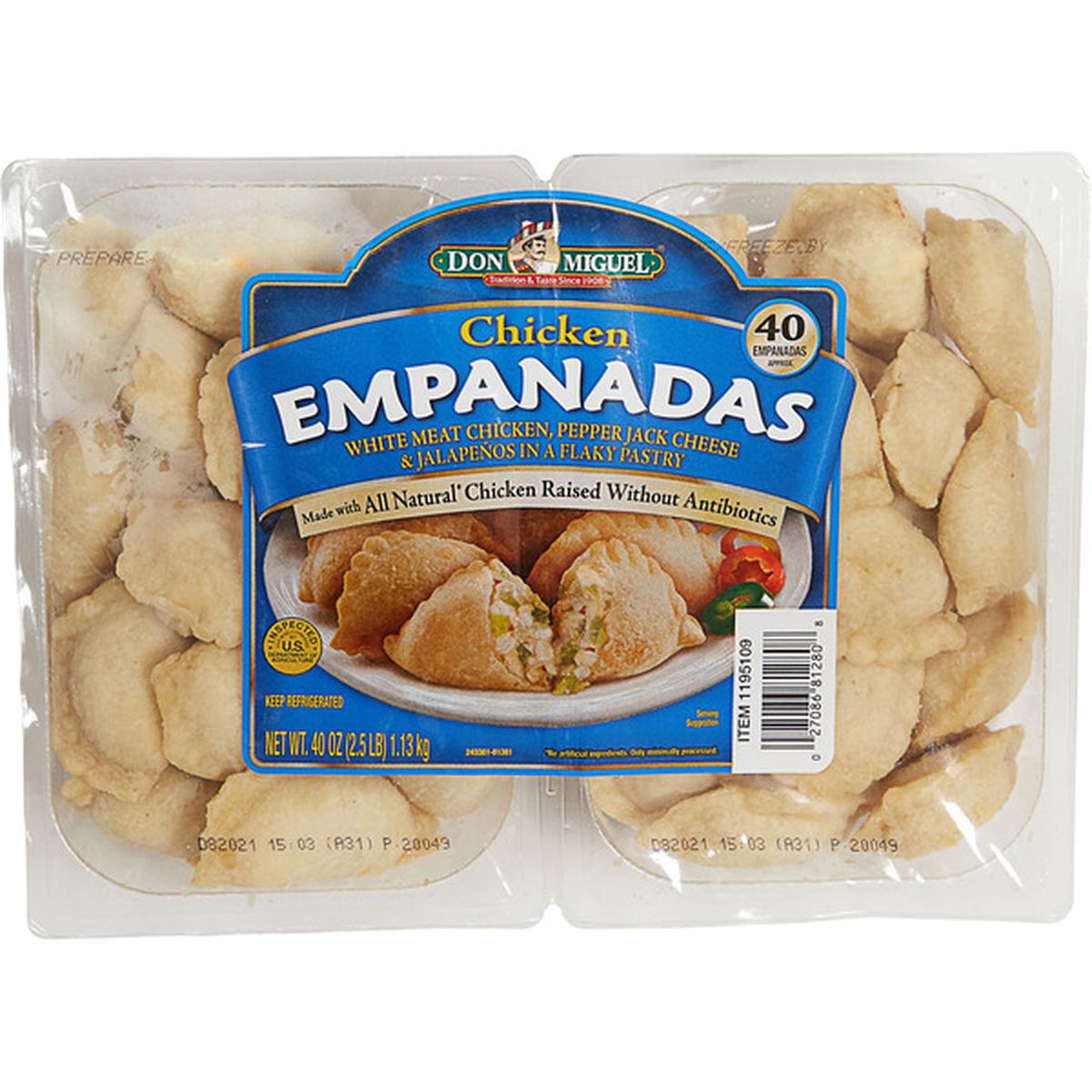 Don Miguel Chicken Empanadas 1 Oz Delivery Or Pickup Near Me Instacart 2643