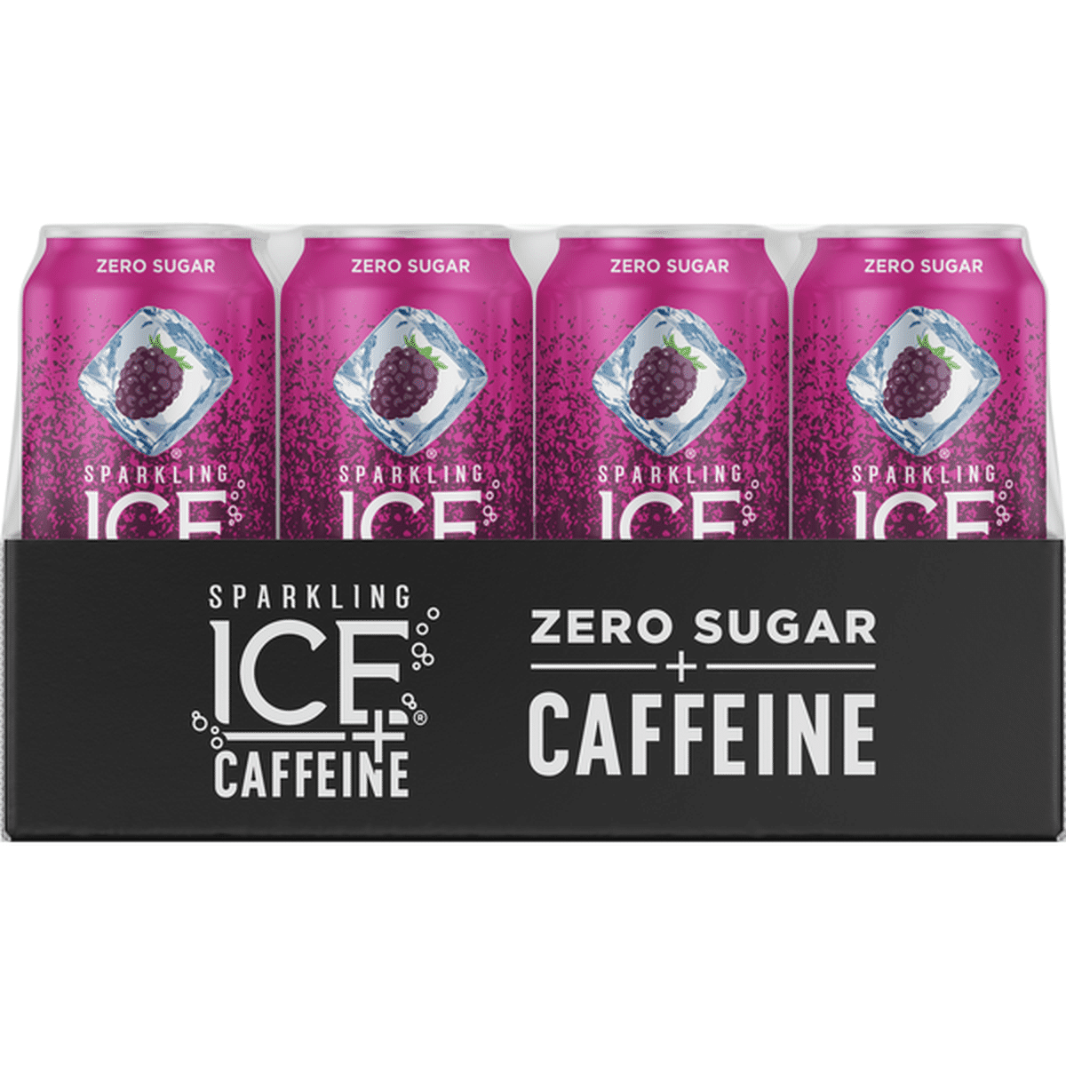 Sparkling Ice Black Raspberry Plus Caffeine Sparkling Water (16 Fl Oz 