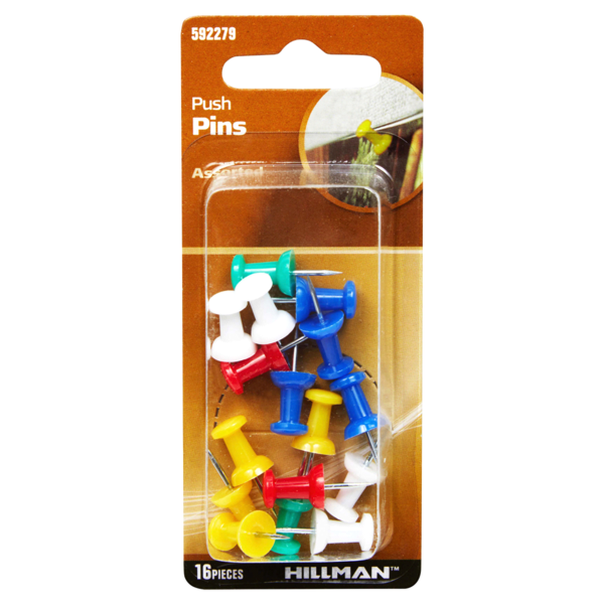 Hillman Assorted Push Pins 16 Ct Delivery Or Pickup Near Me Instacart