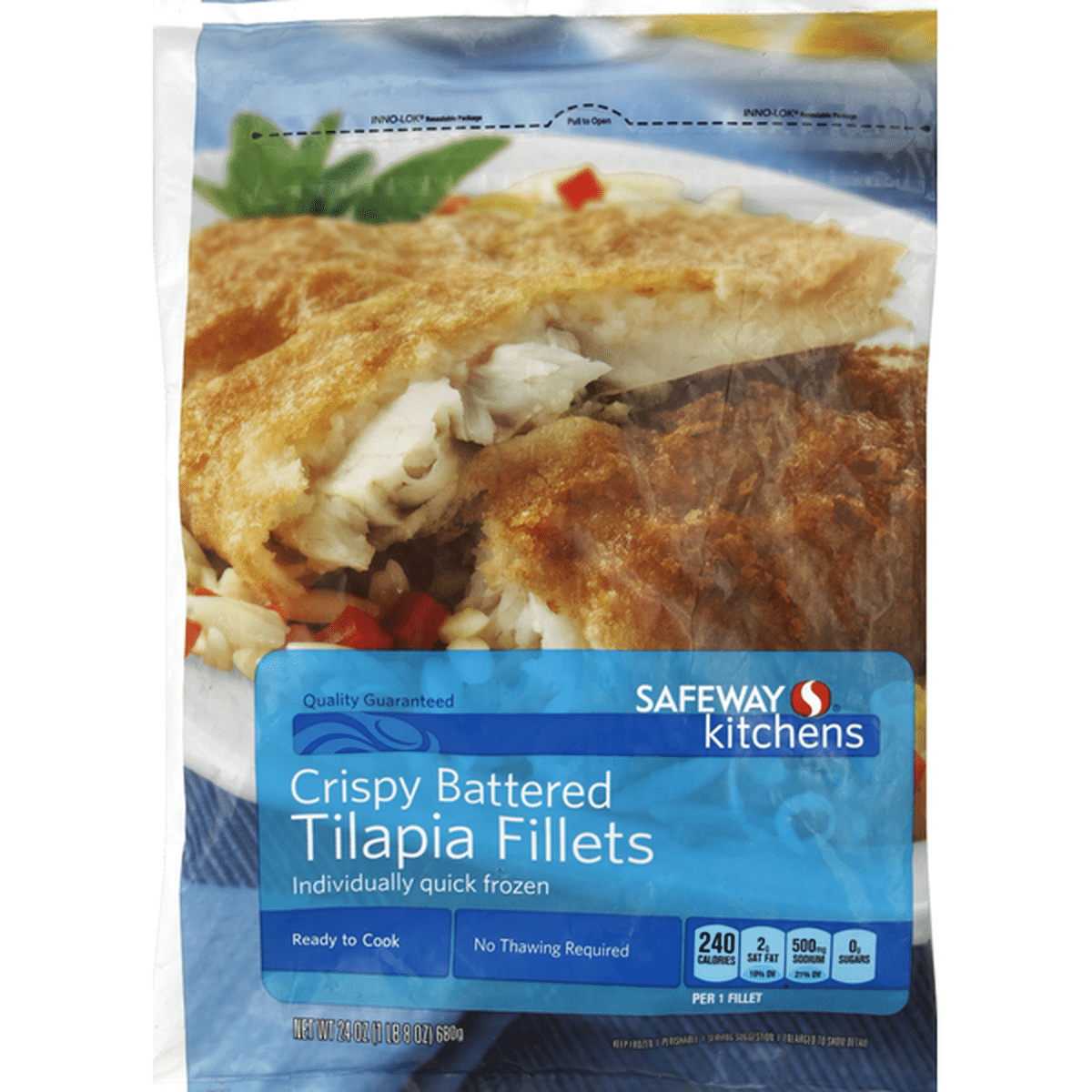 Safeway Tilapia Fillets, Crispy Battered (24 oz) Delivery or Pickup