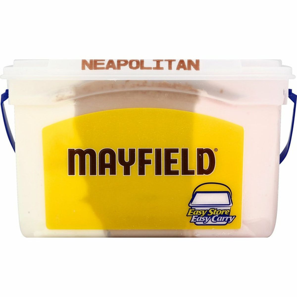 Mayfield Dairy Farms Ice Cream Light Neapolitan 4 5 Quart Pail 144 Oz