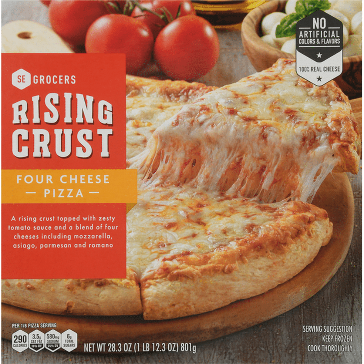 SE GROCERS Pizza, Rising Crust, Four Cheese (27.5 oz) Delivery or ...