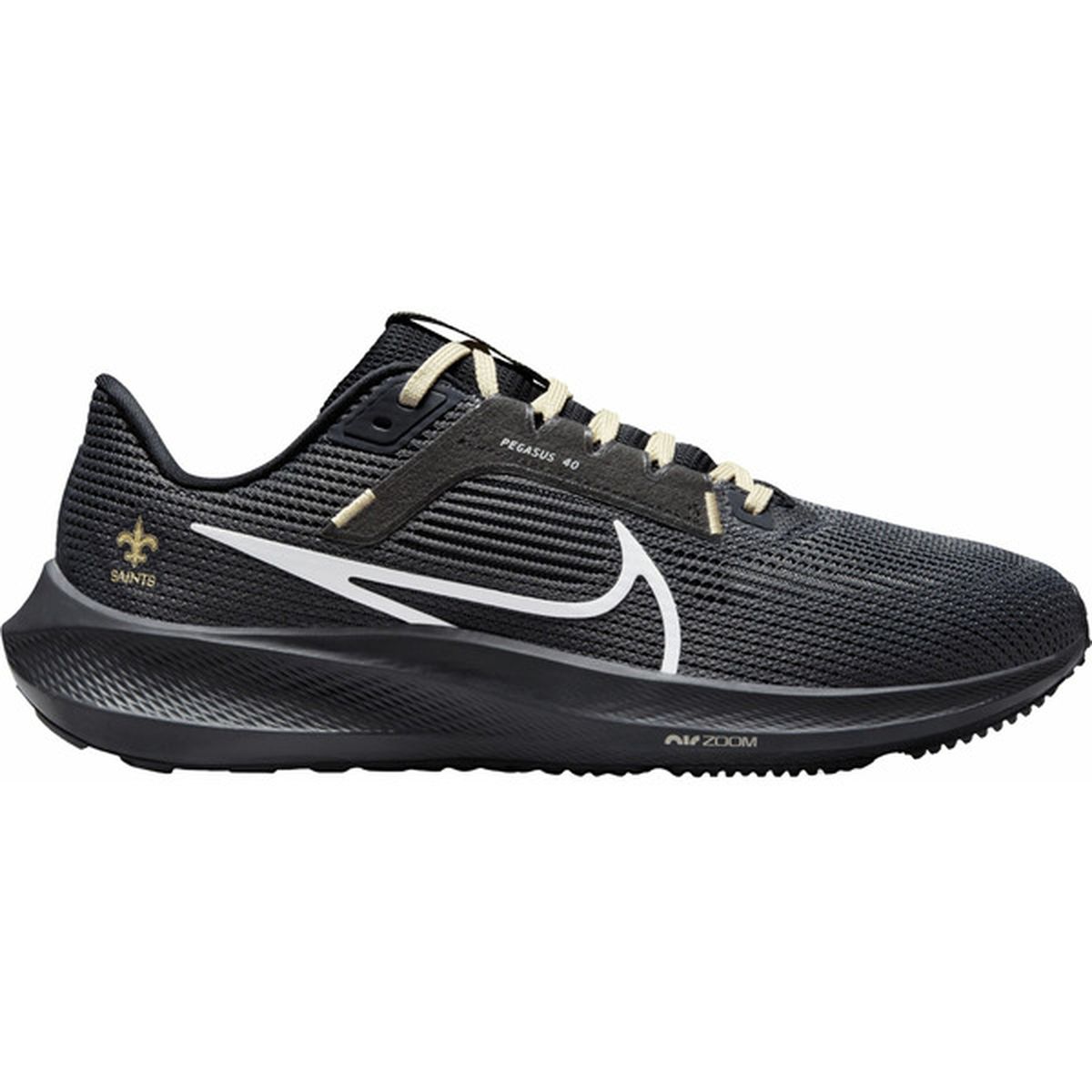 Nike Pegasus 40 New Orleans Saints Running Shoes, Size M11.0/W12.5 (1 ...