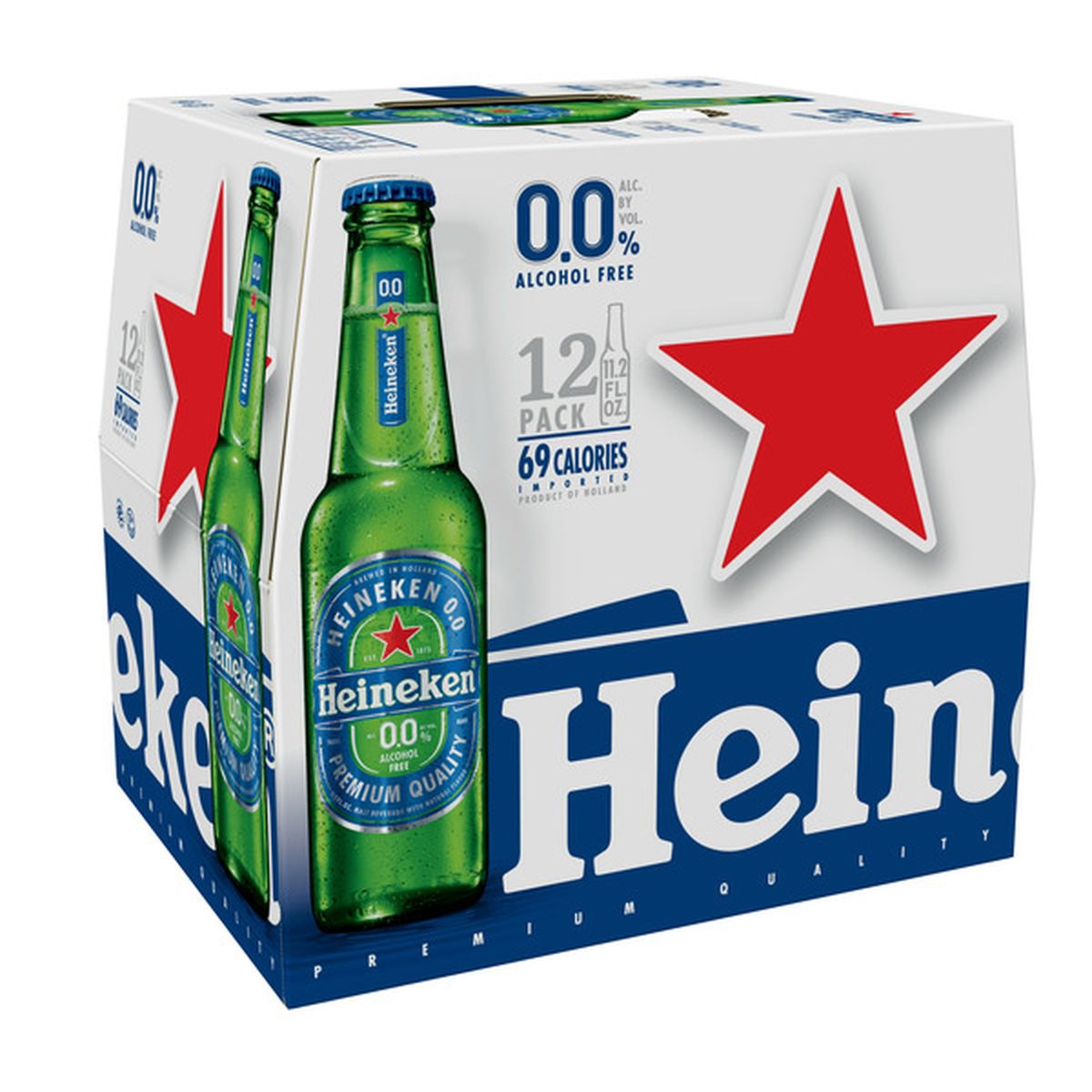 Heineken 0.0 Non-Alcoholic Beer (12 fl oz) Delivery or Pickup Near Me ...