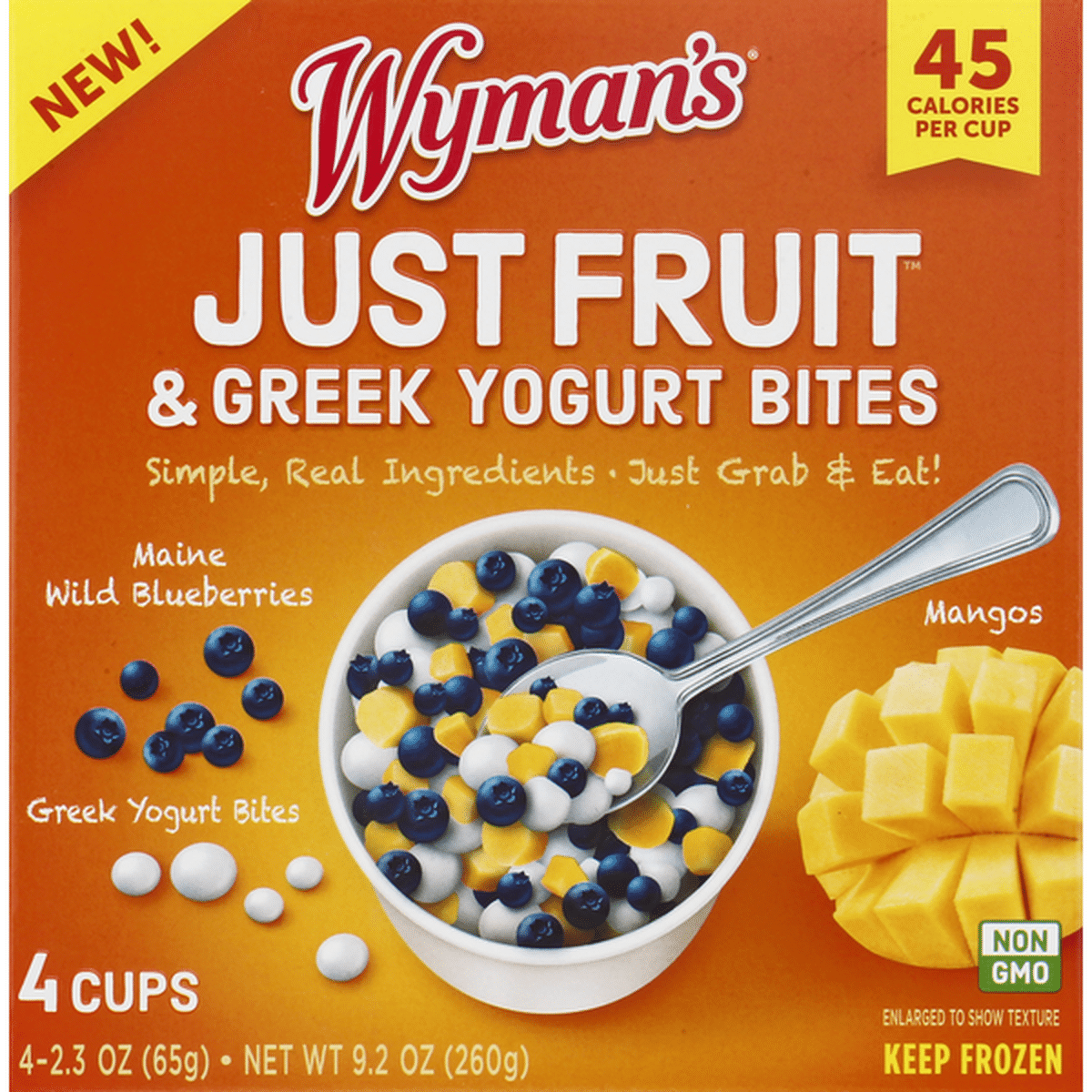 Wyman's Just Fruit And Greek Yogurt Bites