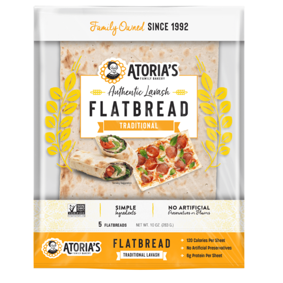 Atoria's Family Bakery Traditional Lavash (10 Oz) Delivery Or Pickup ...