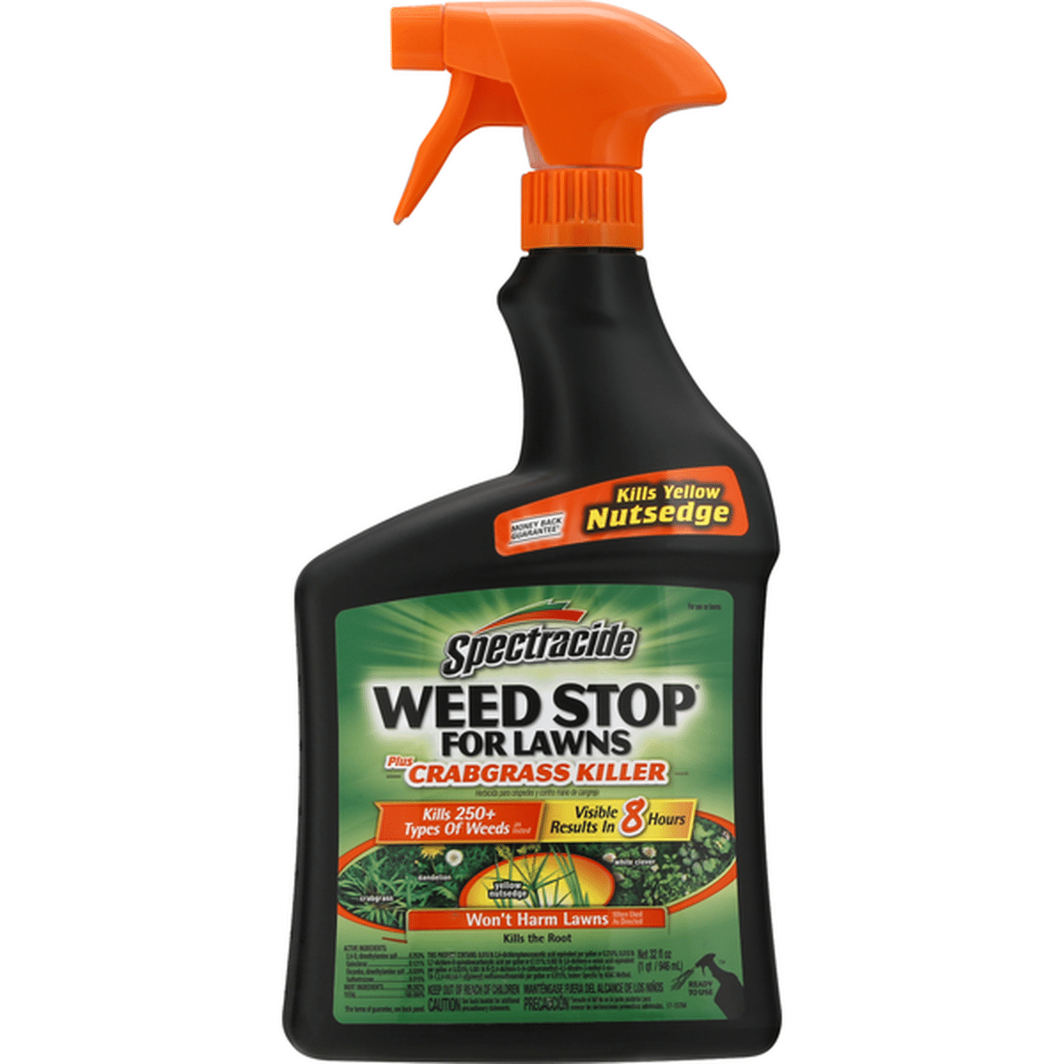 Spectracide Crabgrass Killer, Weed Stop for Lawns (32 oz) Delivery or ...