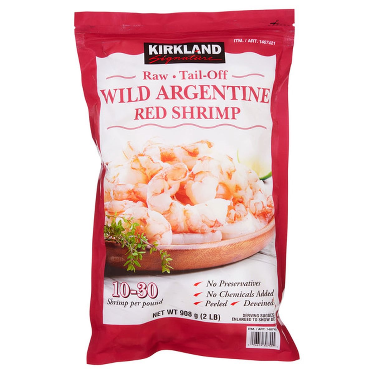 Kirkland Signature Raw Wild Argentine Red Shrimp (2 lb) Delivery or Pickup  Near Me - Instacart