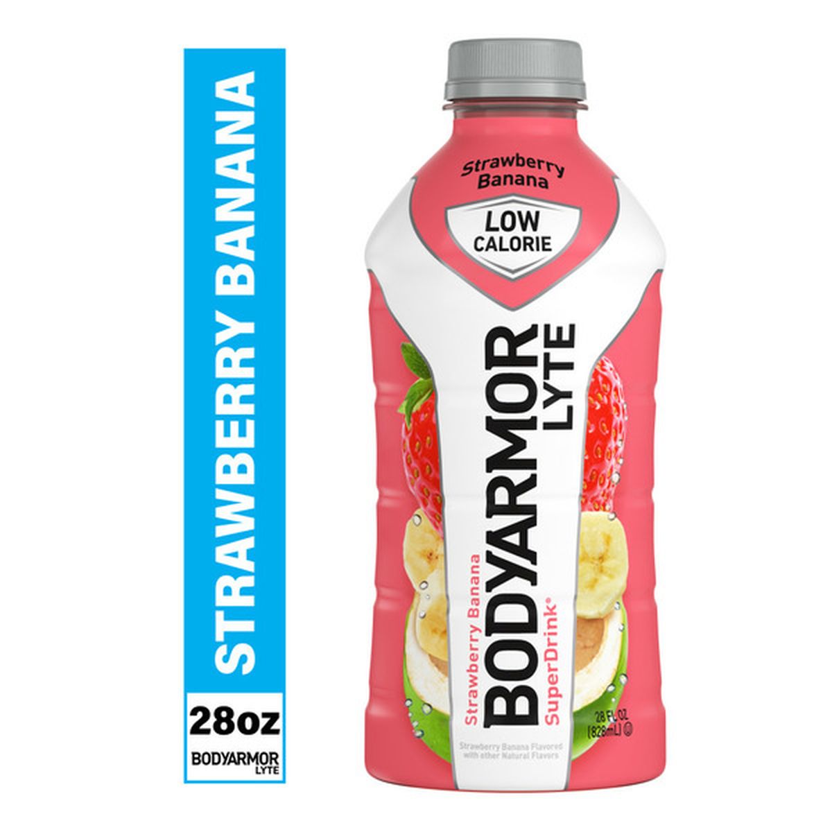 BODYARMOR Lyte Strawberry Banana Electrolyte Hydration Drink (28 fl oz