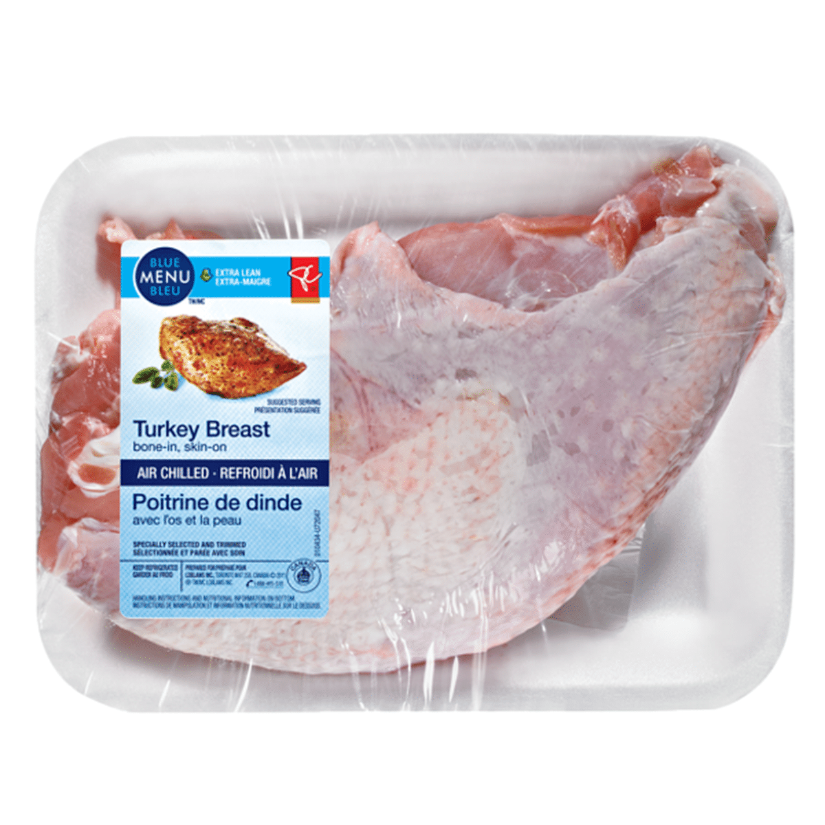 PC Blue Menu Bone-In Air Chilled Turkey Breast (1 kg) Delivery or ...