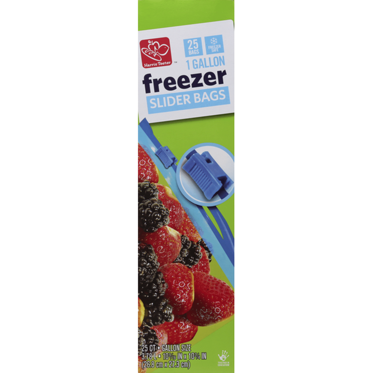 Harris Teeter Bags Freezer Slider 1 Gallon 25 Each Delivery Or Pickup Near Me Instacart