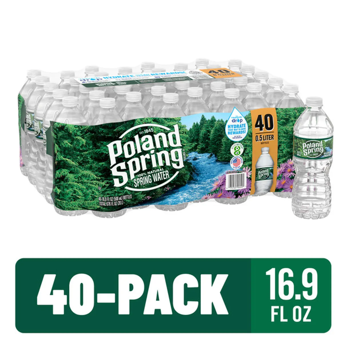 8 Ounce Bottled Water  Ice Mountain® Brand 100% Natural Spring Water