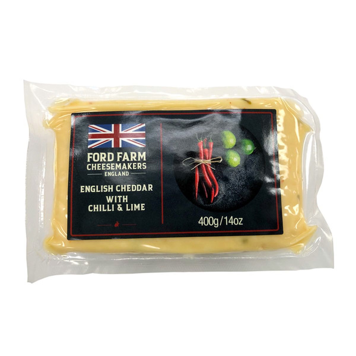 Ford Farm Cheesemakers English Cheddar With Chilli & LIme (14 Oz ...