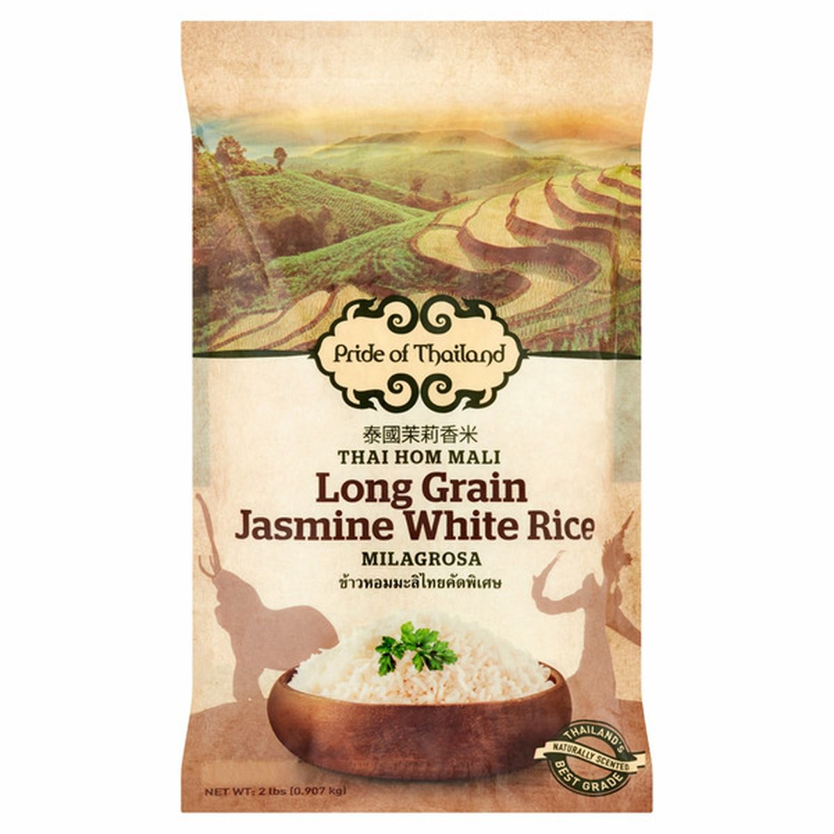 Pride Of Thailand Long Grain Jasmine White Rice (2 lb) Delivery or