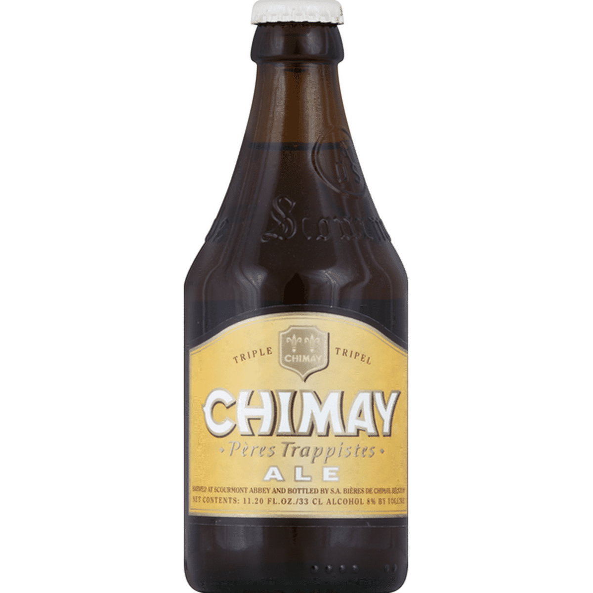 Chimay Ale, Triple, Peres Trappistes (11.2 fl oz) Delivery or Pickup ...