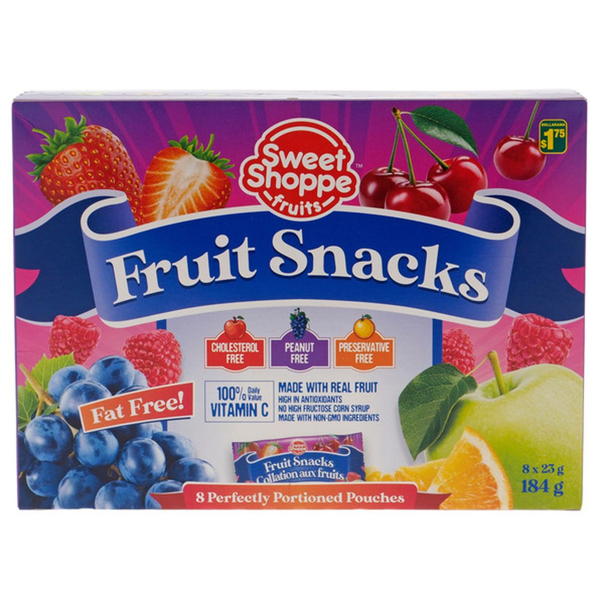 Sweet Shoppe Mixed Fruit Snack - 8 Pouches