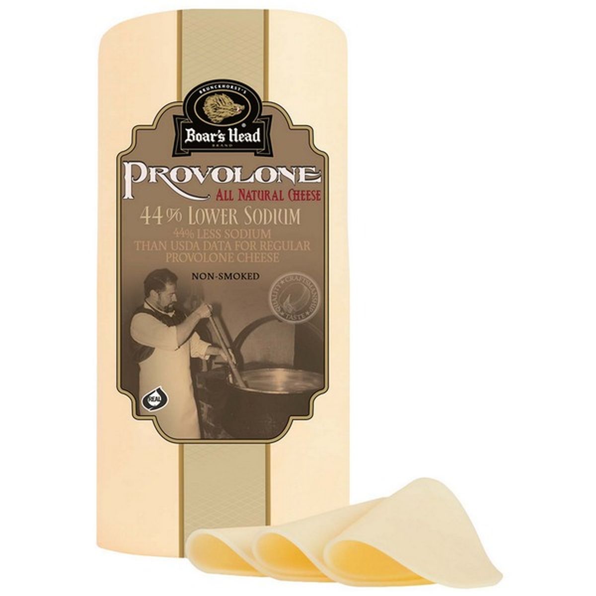 Boar's Head Lower Sodium Provolone Cheese (1 lb) Delivery or Pickup ...