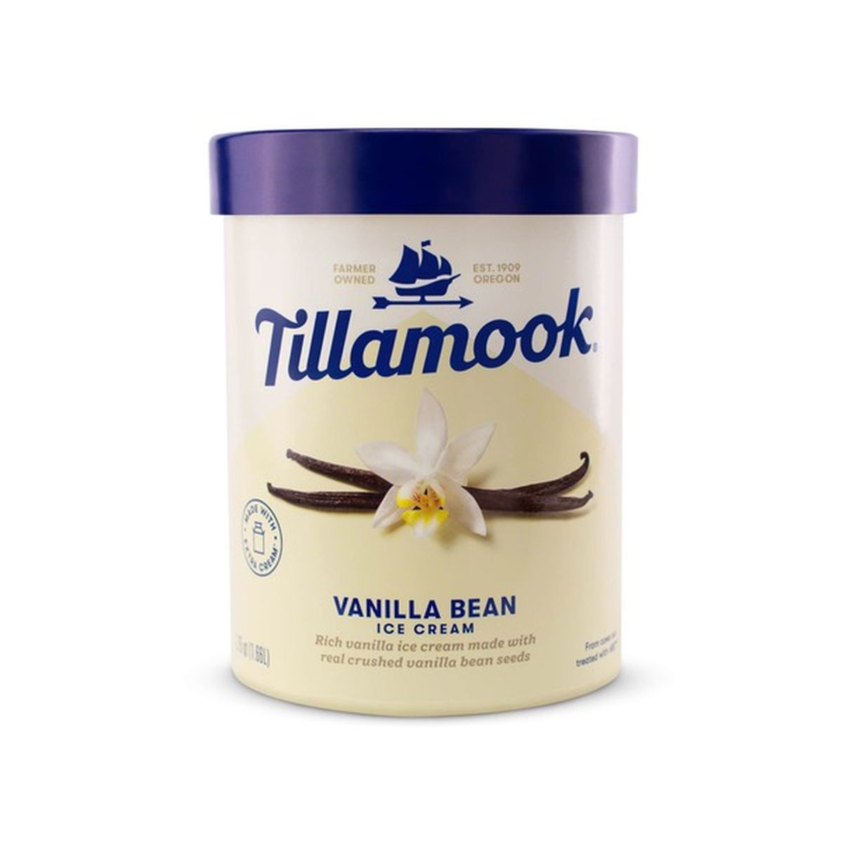 Tillamook Vanilla Bean Ice Cream Oz Delivery Or Pickup Near Me